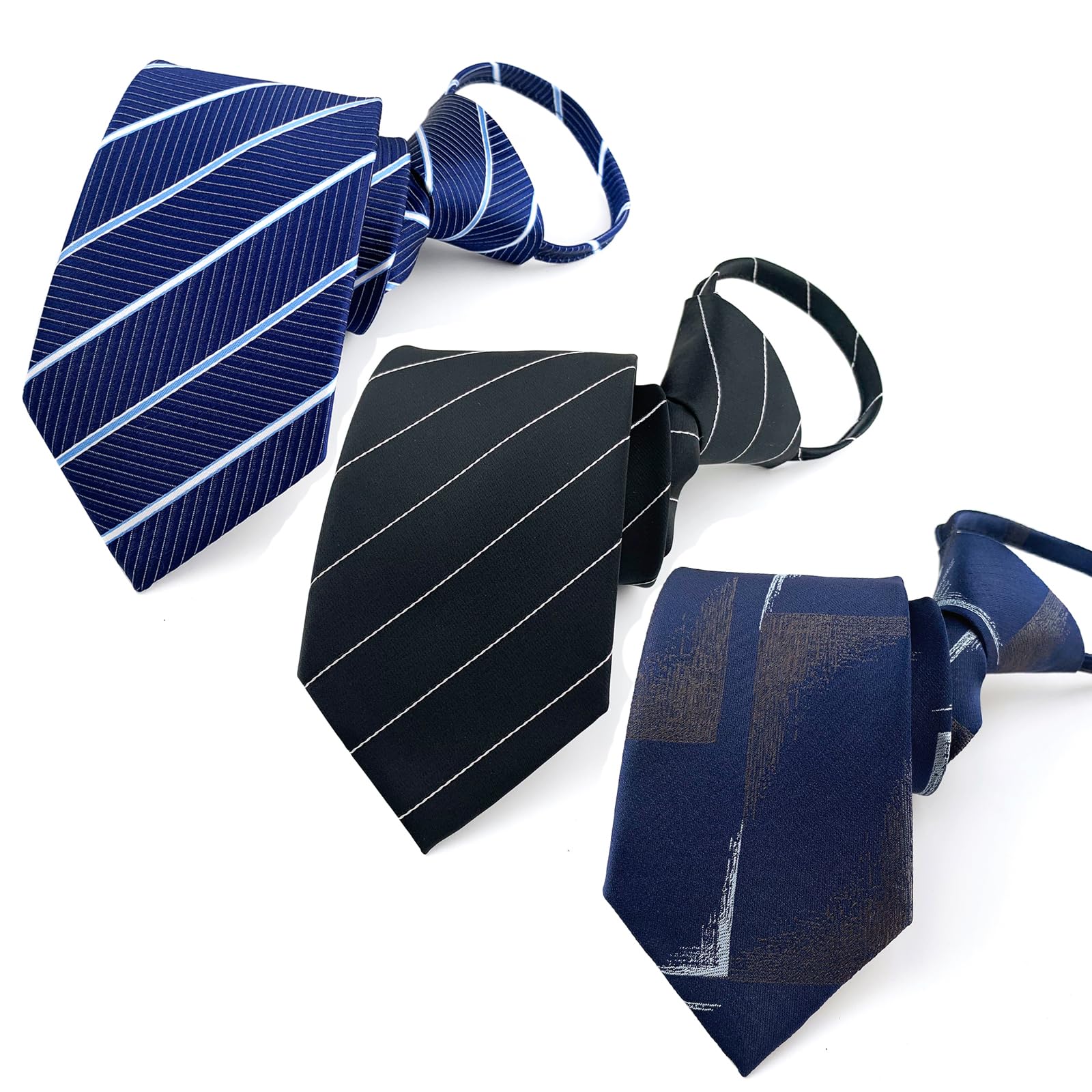 Amazon | [FANGXI] ワンタッチネクタイ 5秒装着 結ばない